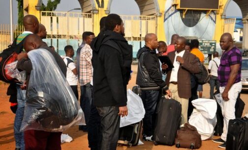 43 Nigerians deported from three European countries