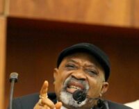 Clapping for Ngige with one hand