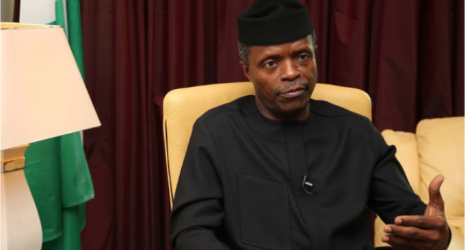 Osinbajo: It’s unconstitutional to restrict freedom of worship