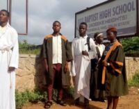 TRENDING: Osun pupils wear church robes to school to ‘counter’ hijabs