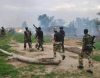Soldiers ‘chase’ insurgents out of Adamawa communities, lower Boko Haram flag