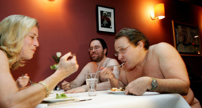 46,000 people book to eat naked at London’s first ‘natural’ restaurant