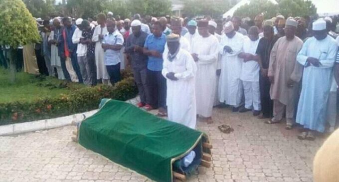 Tears as Shaibu Amodu is buried