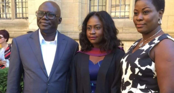 Like father, like daughter… Abati’s daughter graduates with First Class
