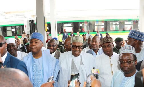 Abuja-Kaduna railway line… Jonathan began it, Buhari finished it