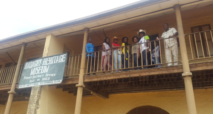 Inside the collapsing Badagry Heritage Museum