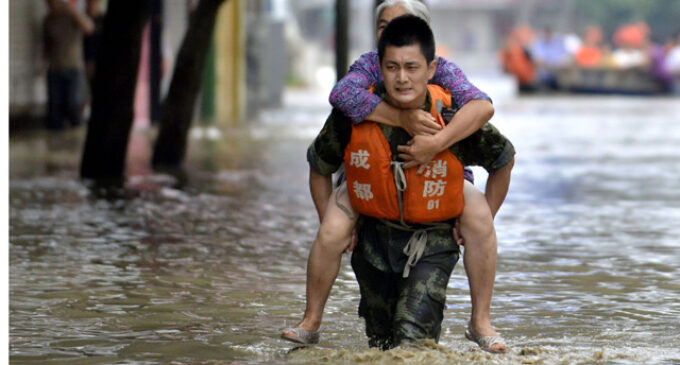 72 killed, 78 missing, 50,000 homes destroyed after heavy rain in China