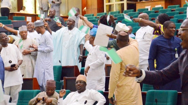 House of reps in rowdy session as south-east lawmakers protest