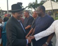 Jonathan, wife receive ‘heroic welcome’ on return to Nigeria