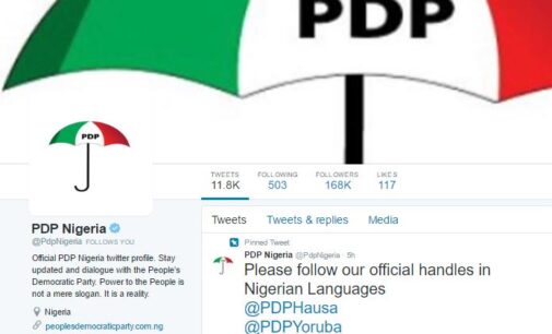 PDP opens Yoruba, Igbo, Hausa, Twitter accounts