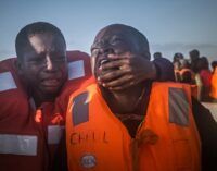 PHOTOS: Nigerian siblings in distress as mother dies in the Mediterranean