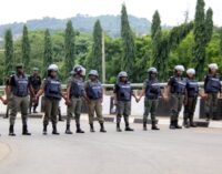 Police block BBOG from entering presidential villa