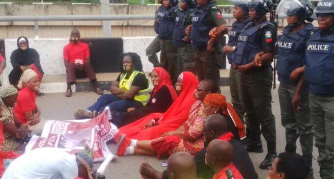 Police raid Unity Fountain, stop BBOG from protesting