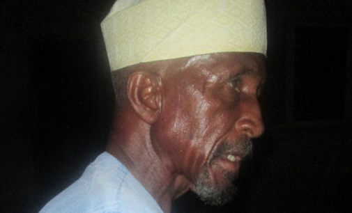 TRIBUTE: Kyari, the old-age pensioner housing 49 IDPs in his small compound in Maiduguri