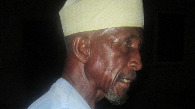 TRIBUTE: Kyari, the old-age pensioner housing 49 IDPs in his small compound in Maiduguri