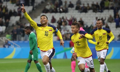 Second-string Nigeria fall to Colombia but remain group winners