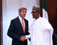 You inherited a big problem, Kerry tells Buhari