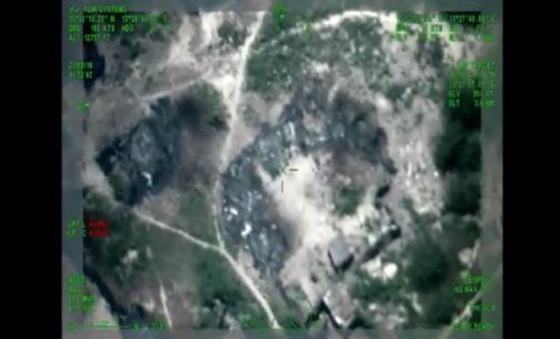 VIDEO: The air strikes that wounded Shekau, killed 300 insurgents