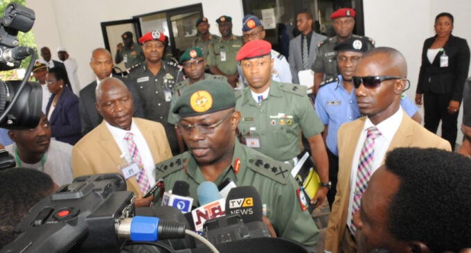 Olonisakin: Politicians can negotiate with Boko Haram but army will continue fighting