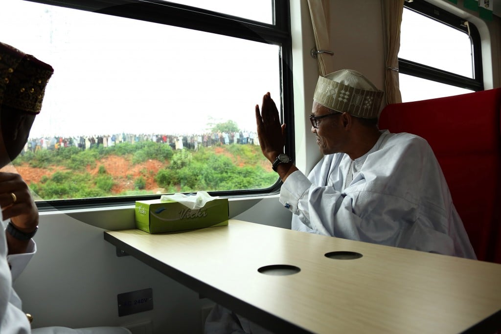 PRESIDENT BUHARI COMMISSION&FLAG OFF ABJ-KD RAIL LINE