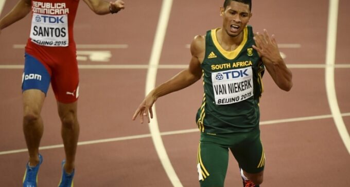 South Africa’s Van Niekerk breaks Michael Johnson’s 17-year-old 400m record