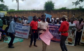 NIS recruits to Buhari: We’ve been trained to use arms, we can’t return to being civilians