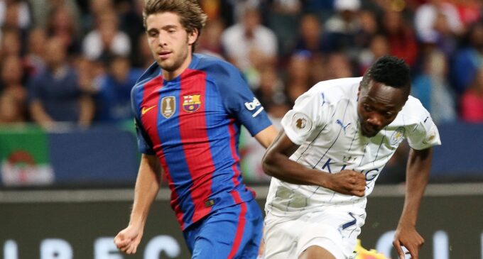 Musa bags brace but Leicester fall to Barcelona