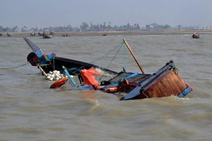 File photo of a boat mishap