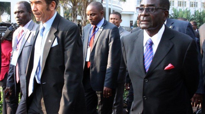 It’s time to go, Botswana president tells Mugabe