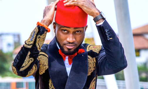 PHOTOS: Mr Fix Nigeria is suave in wife’s menswear collection