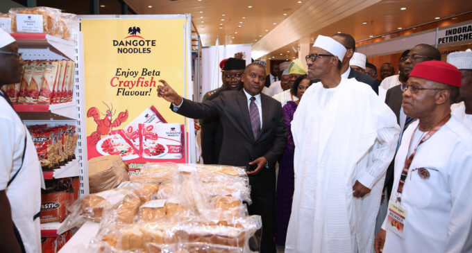 Dangote to Buhari: Manufacturers need incentives, reliefs