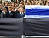 Obama, Clinton in Jerusalem for Shimon Peres’ burial