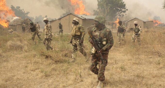 Troops kill insurgents ‘responsible’ for bombing of IDP camp