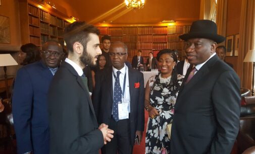 Jonathan joins league of ex-US presidents, UK PMs to have spoken at Oxford Union