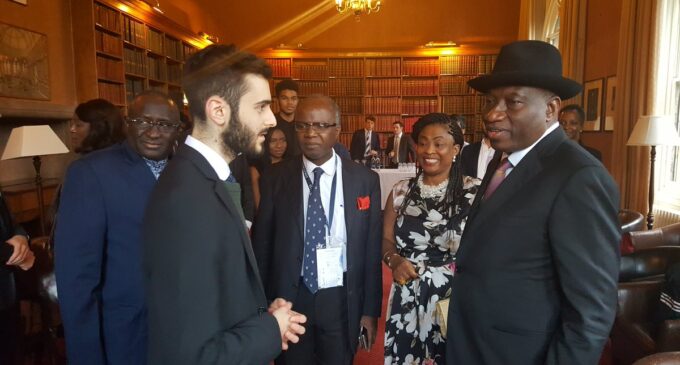 Jonathan joins league of ex-US presidents, UK PMs to have spoken at Oxford Union