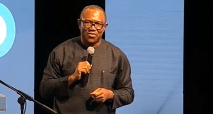 Peter Obi’s speech at Platform in one video