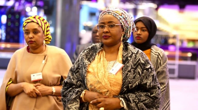 Aisha Buhari returns to London