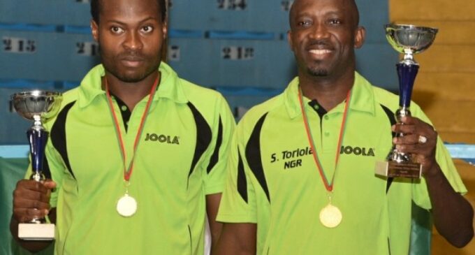ITTF 2016: Toriola, Quadri win men’s doubles title — Nigeria’s first gold medal