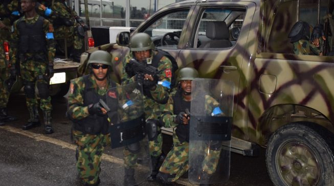 Angry soldiers ground Maiduguri airport, threaten to shoot superiors