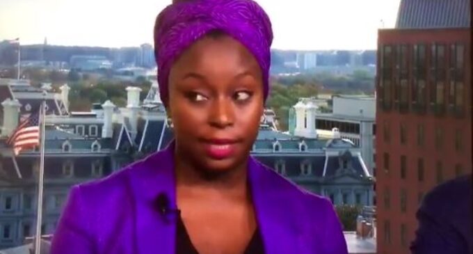 VIDEO: A white man doesn’t get to define what racism is, says Adichie