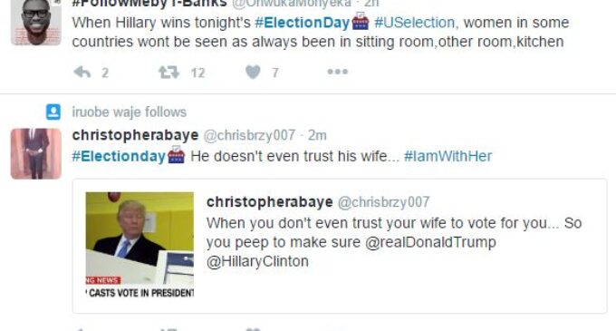Ballot box snatching, Trump to touch the Bible… Nigerians react to US election
