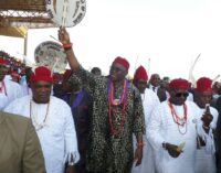 PHOTOS: All hail Chief Fayose, friend of the Igbo