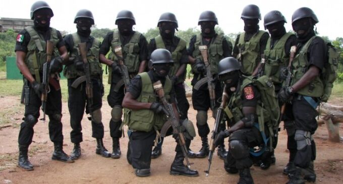 Don’t panic when you see armed troops at Lagos airport