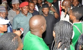 You should remain Africa’s best, Osinbajo tells Falcons