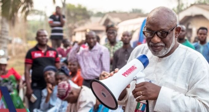 Akeredolu: As governor, I will end poverty and stagnation in Ondo