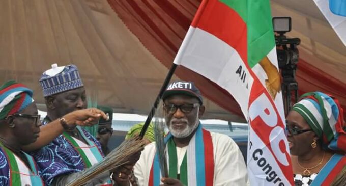 It’s official: Akeredolu defeats Jegede to win Ondo election