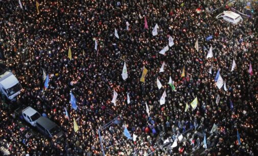 ‘One million’ South Koreans ask president to step down