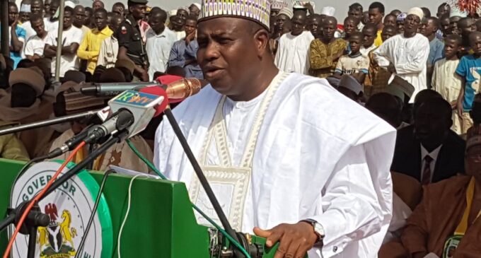 Recession has slowed us down in Sokoto, says Tambuwal