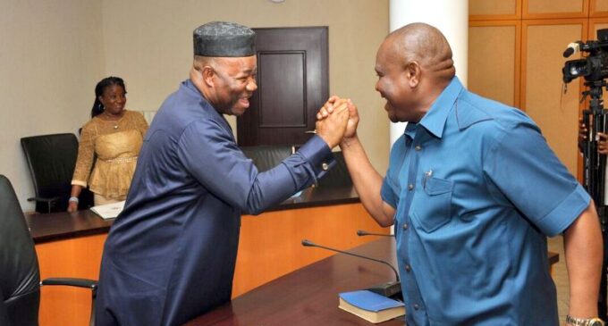 Wike is the shining light of infrastructural development, says Akpabio