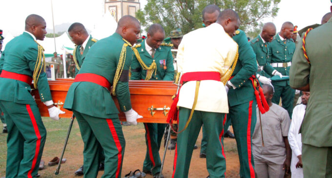 FG compensates families of 218 deceased soldiers